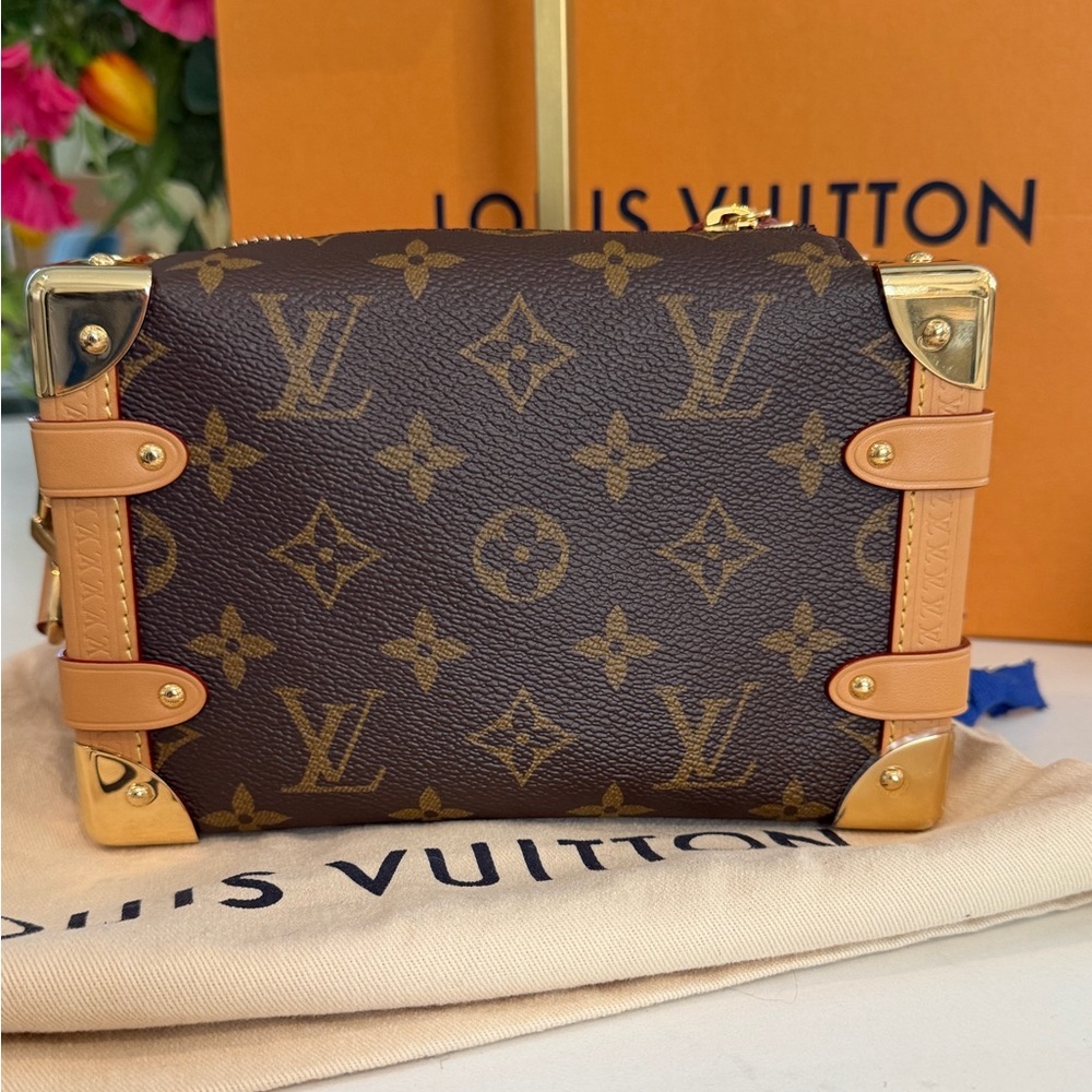 Louis Vuitton Monogram Side Mini Trunk PM ~ Gently Used w/ Box, Dust Bag 2 COA’s - Picture 3 of 16
